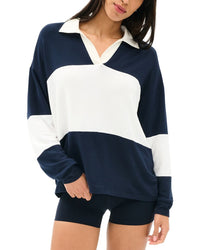 Splits59 Splits59 Katie Fleece Rugby Sweatshirt