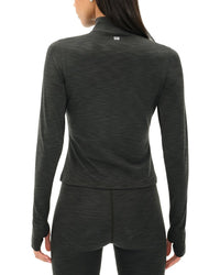 Splits59 Stevie Active Rib Half Zip Waist Length Top