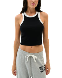 Splits59 Splits59 Kiki Rib Crop Tank Top