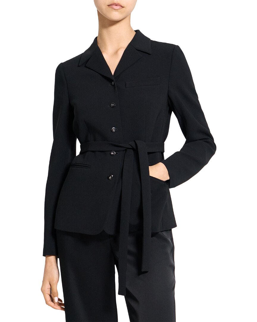 Theory Theory Admiral Crepe Tie Waist Jacket