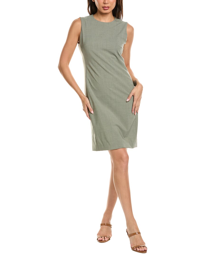 Theory Theory Fitted Wool-Blend Mini Dress