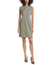 Theory Theory Fitted Wool-Blend Mini Dress
