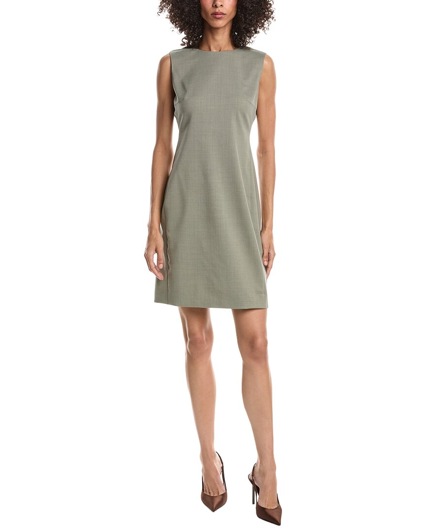 Theory Theory Fitted Wool-Blend Mini Dress
