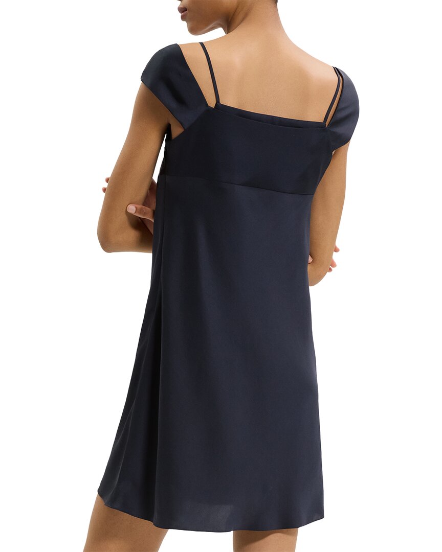 Theory Theory Crushed Satin Cami Dress