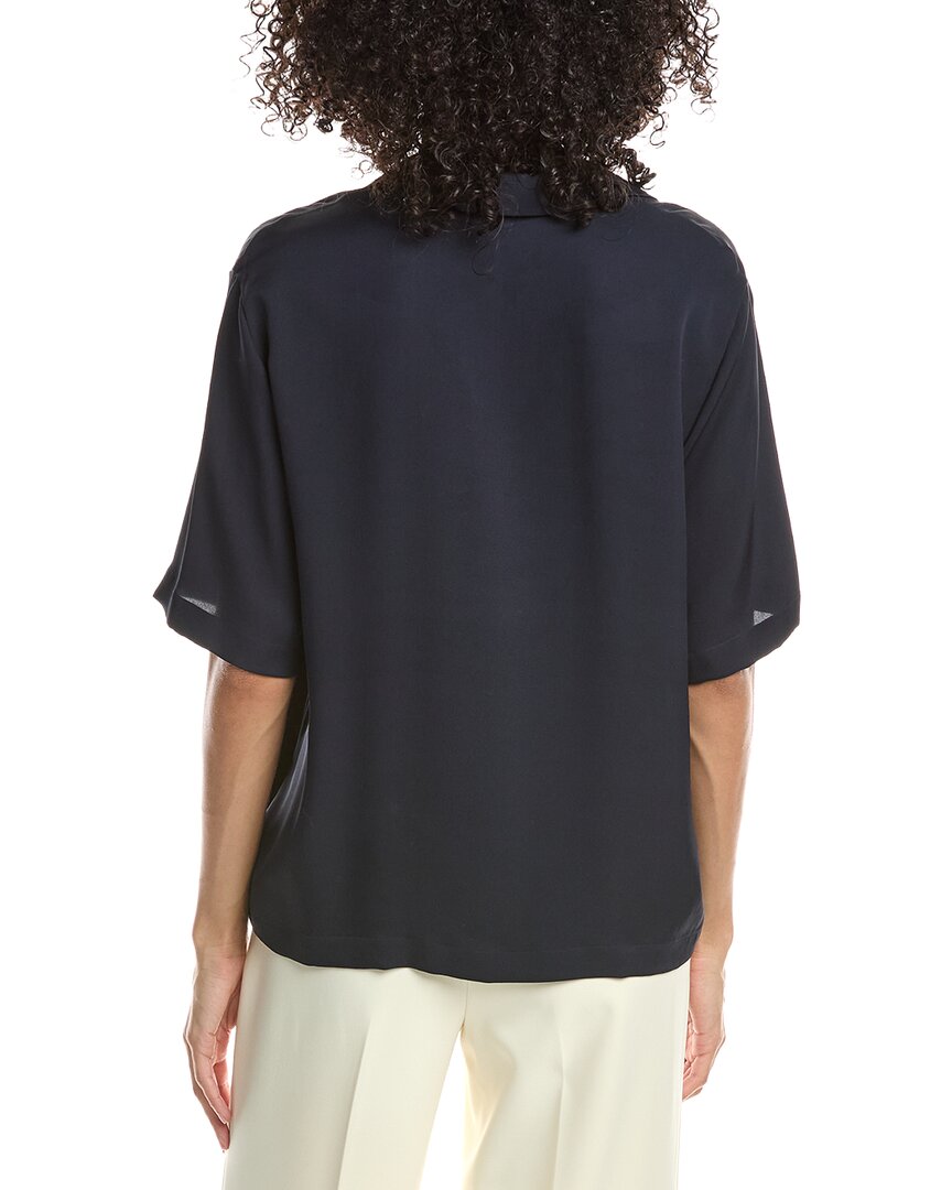 Theory Theory Silk Polo Top