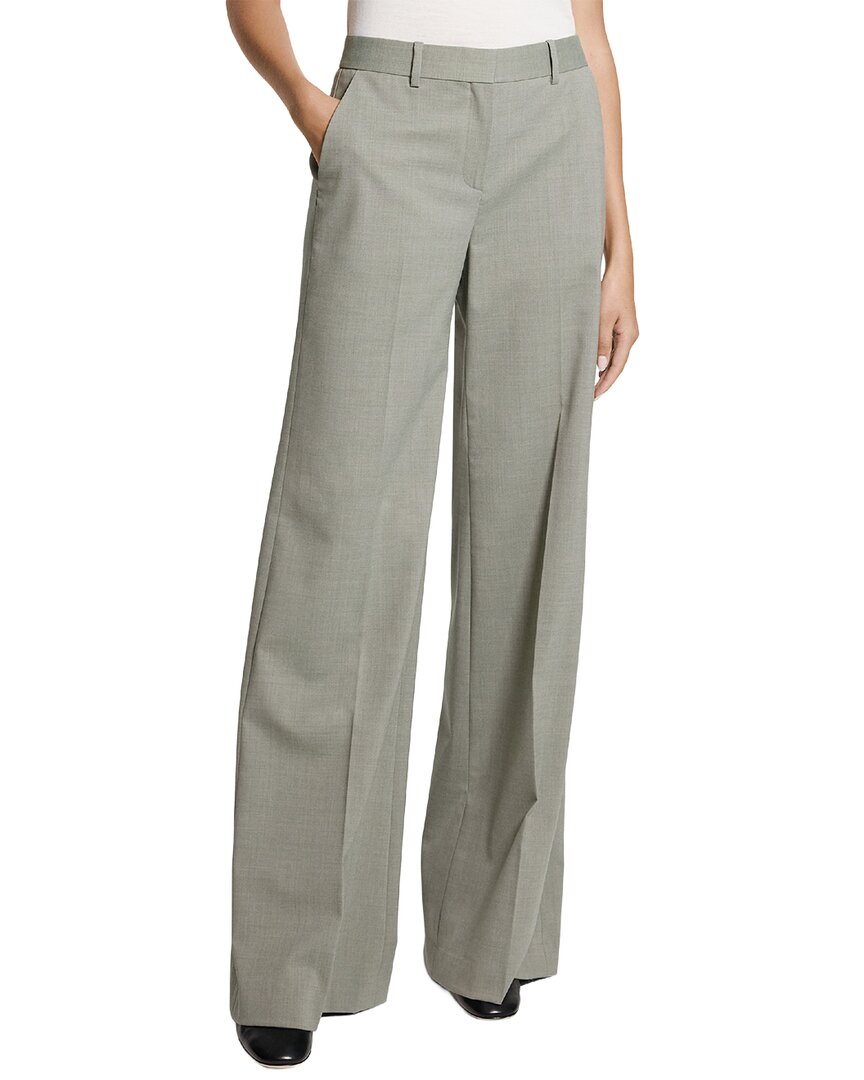 Theory Theory Fluid Flare Wool-Blend Pant