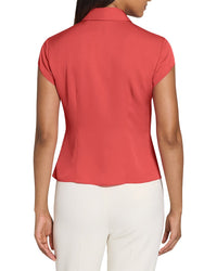 Theory Theory Cap Sleeve Silk Blouse