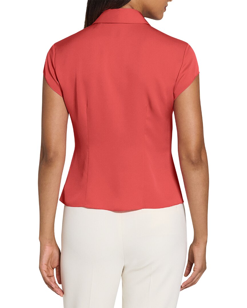 Theory Theory Cap Sleeve Silk Blouse