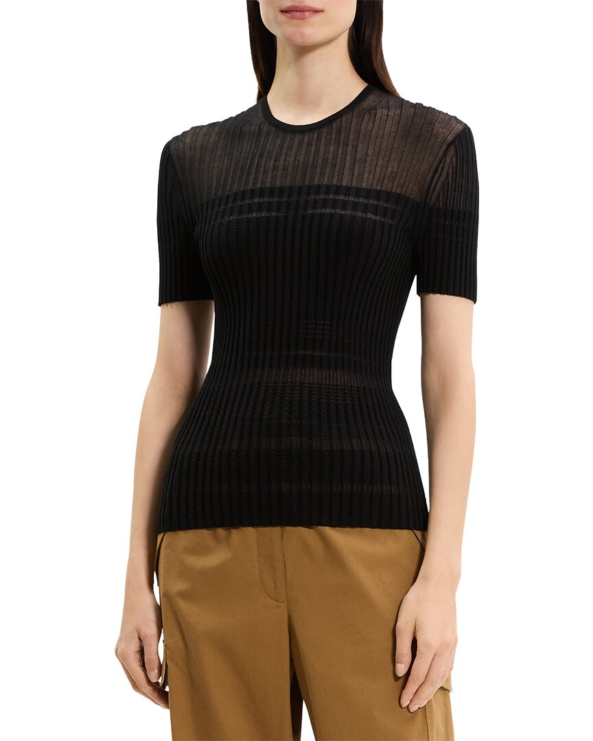 Theory Theory Sheer Stripe Sweater