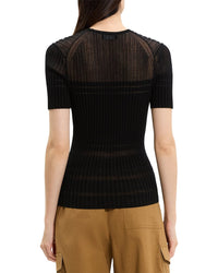 Theory Theory Sheer Stripe Sweater