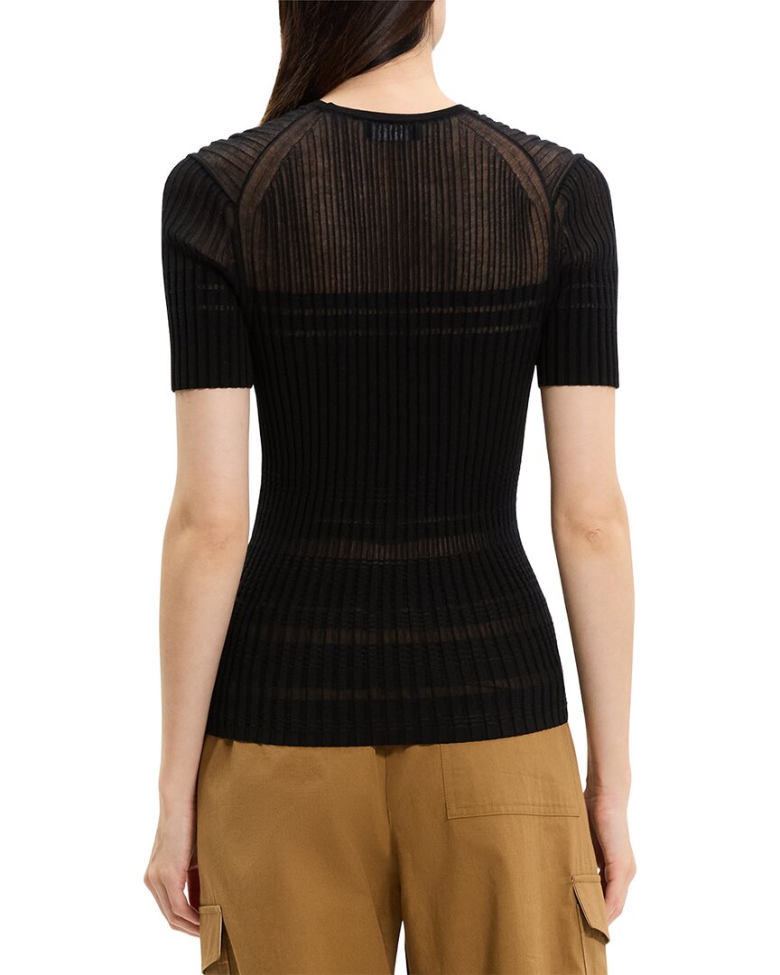 Theory Theory Sheer Stripe Sweater