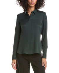 Theory Theory Classic Fitted Silk Shirt