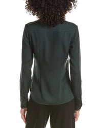 Theory Theory Classic Fitted Silk Shirt