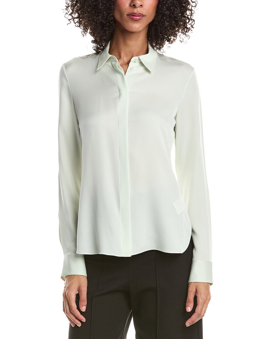 Theory Theory Classic Fitted Silk Shirt