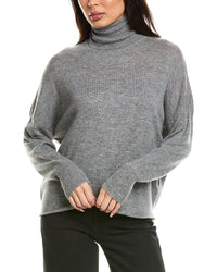 Brodie Cashmere Brodie Cashmere Textured Roll Neck Wool & Cashmere-Blend Sweater
