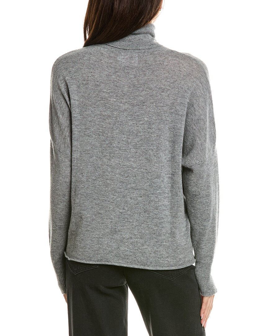 Brodie Cashmere Brodie Cashmere Textured Roll Neck Wool & Cashmere-Blend Sweater