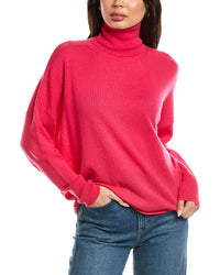 Brodie Cashmere Brodie Cashmere Textured Roll Neck Wool & Cashmere-Blend Sweater