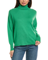 Brodie Cashmere Brodie Cashmere Textured Roll Neck Wool & Cashmere-Blend Sweater