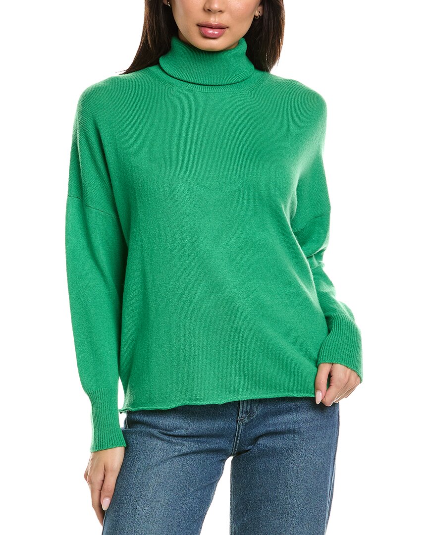 Brodie Cashmere Brodie Cashmere Textured Roll Neck Wool & Cashmere-Blend Sweater