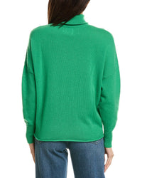 Brodie Cashmere Brodie Cashmere Textured Roll Neck Wool & Cashmere-Blend Sweater