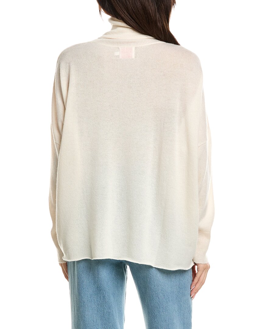 Brodie Cashmere Brodie Cashmere Textured Roll Neck Wool & Cashmere-Blend Sweater