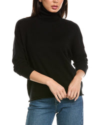 Brodie Cashmere Brodie Cashmere Textured Roll Neck Wool & Cashmere-Blend Sweater