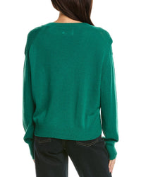 Brodie Cashmere Brodie Cashmere Easy V-Neck Wool & Cashmere-Blend Sweater