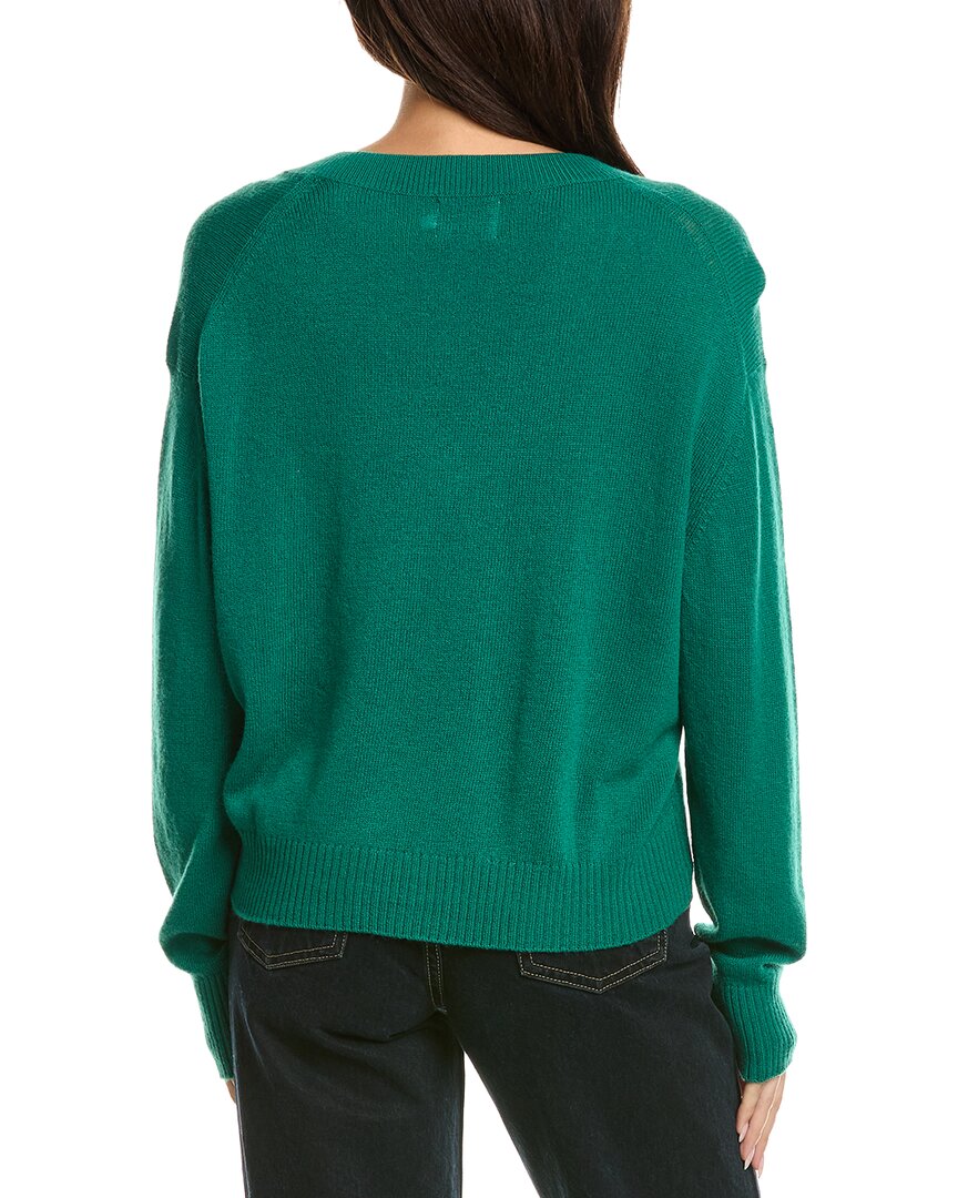 Brodie Cashmere Brodie Cashmere Easy V-Neck Wool & Cashmere-Blend Sweater