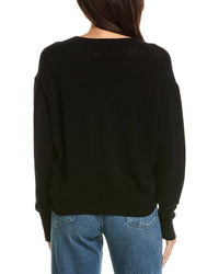 Brodie Cashmere Brodie Cashmere Easy V-Neck Wool & Cashmere-Blend Sweater