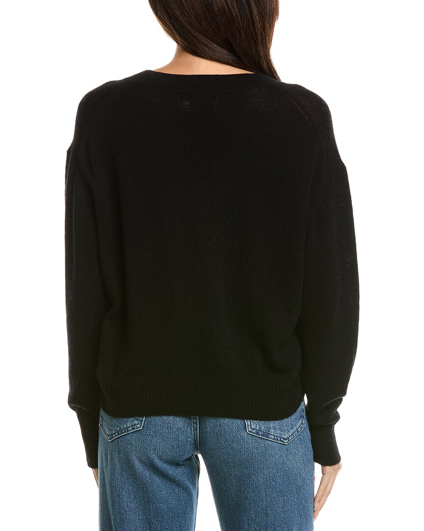 Brodie Cashmere Brodie Cashmere Easy V-Neck Wool & Cashmere-Blend Sweater