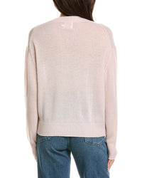 Brodie Cashmere Brodie Cashmere Easy V-Neck Wool & Cashmere-Blend Sweater
