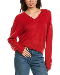 Brodie Cashmere Brodie Cashmere Easy V-Neck Wool & Cashmere-Blend Sweater