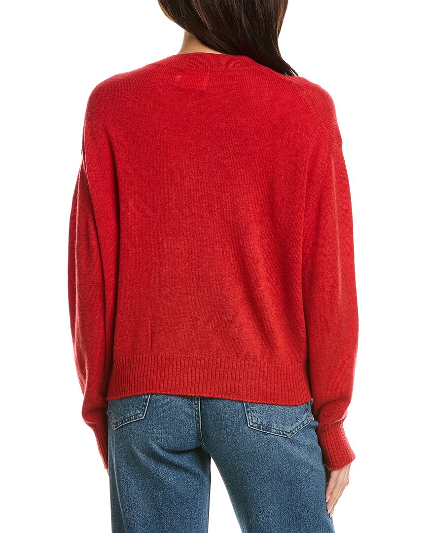 Brodie Cashmere Brodie Cashmere Easy V-Neck Wool & Cashmere-Blend Sweater