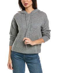 Brodie Cashmere Brodie Cashmere Lounge Cable Wool & Cashmere-Blend Hoodie