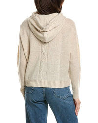 Brodie Cashmere Brodie Cashmere Lounge Cable Wool & Cashmere-Blend Hoodie