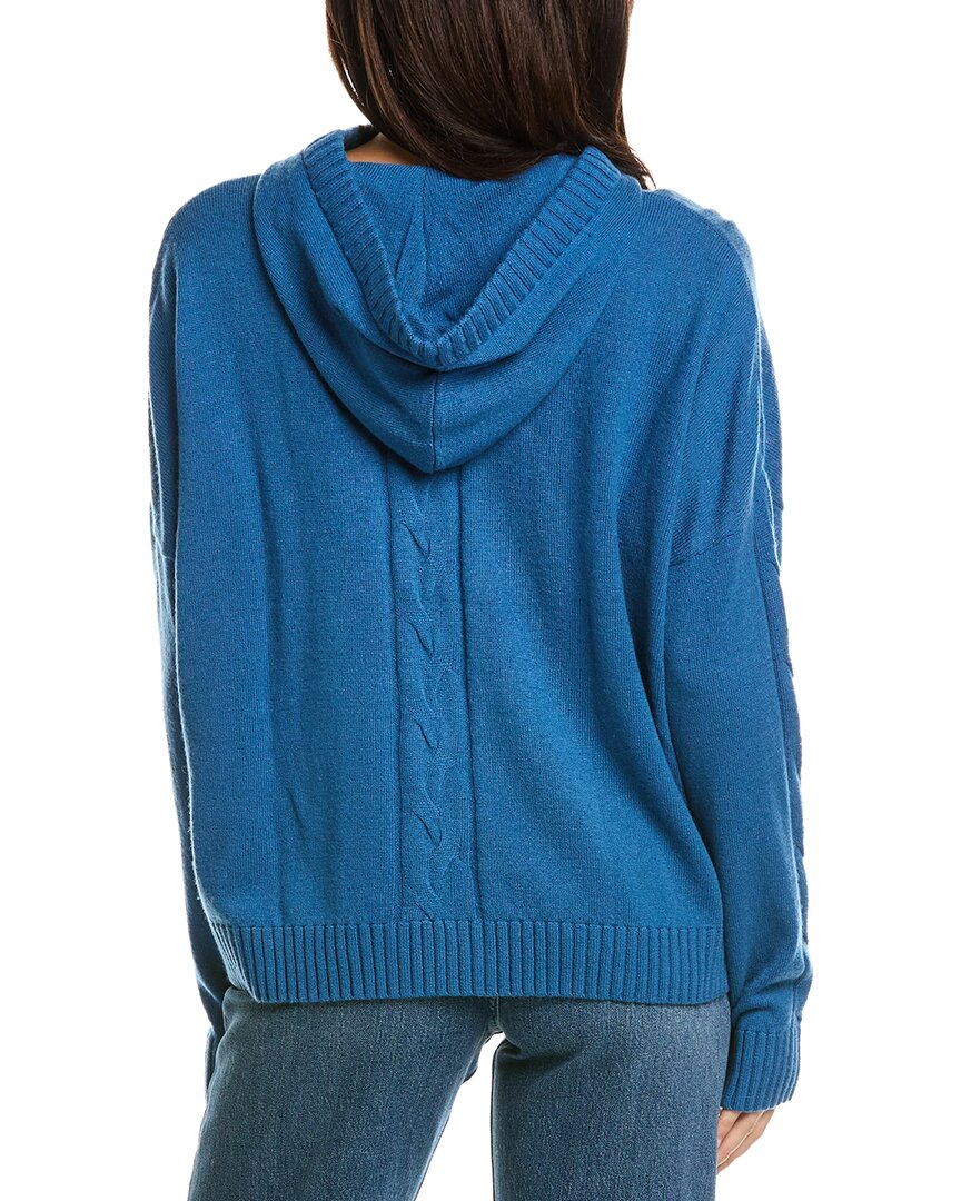 Brodie Cashmere Brodie Cashmere Lounge Cable Wool & Cashmere-Blend Hoodie