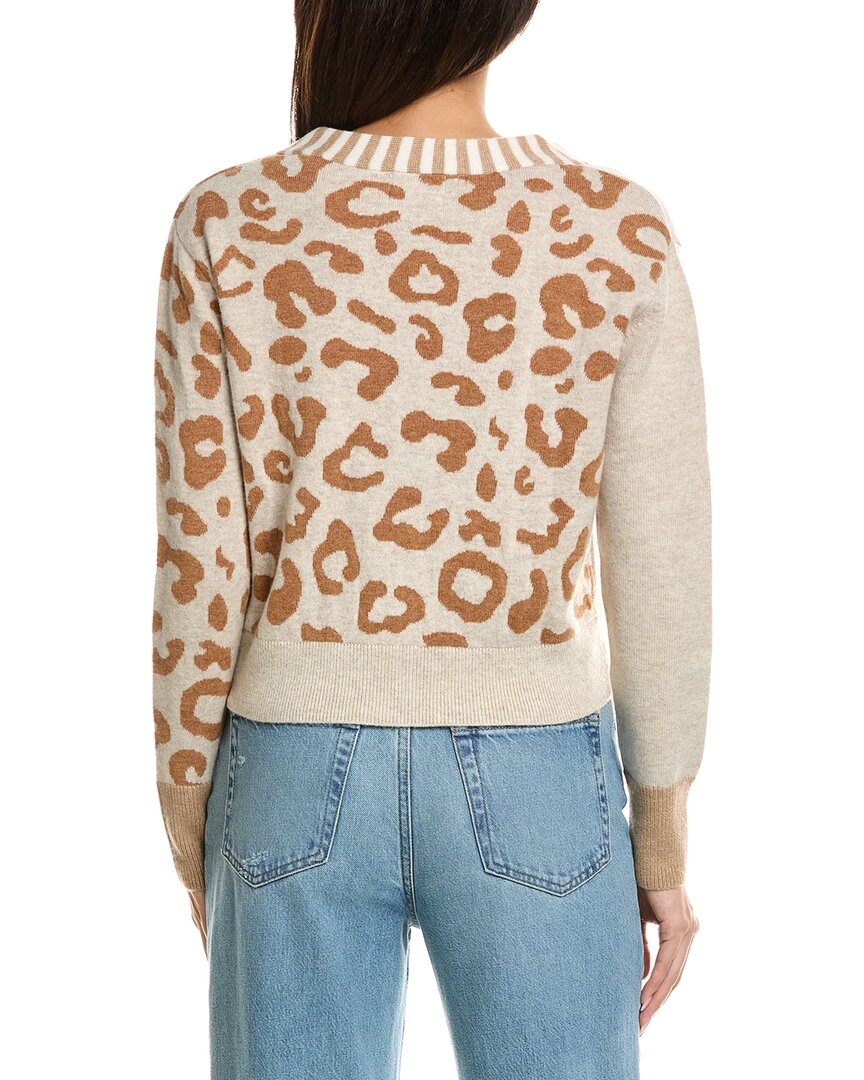 Brodie Cashmere Brodie Cashmere Mix Animal Wool & Cashmere-Blend Cardigan