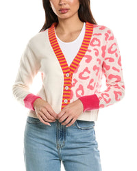 Brodie Cashmere Brodie Cashmere Mix Animal Wool & Cashmere-Blend Cardigan