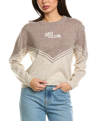 Brodie Cashmere Brodie Cashmere Ski Club Wool & Cashmere-Blend Sweater