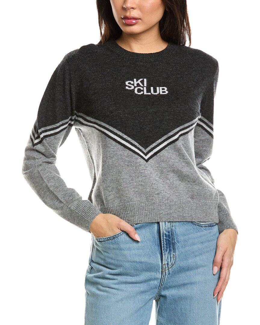 Brodie Cashmere Brodie Cashmere Ski Club Wool & Cashmere-Blend Sweater