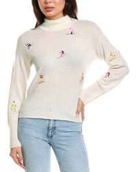 Brodie Cashmere Brodie Cashmere Multicolor Mini Skier Wool & Cashmere-Blend Sweater