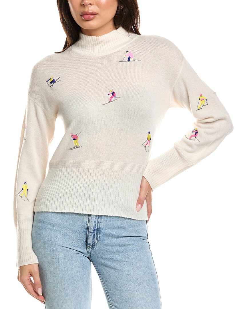 Brodie Cashmere Brodie Cashmere Multicolor Mini Skier Wool & Cashmere-Blend Sweater