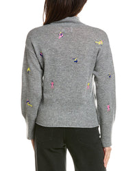 Brodie Cashmere Brodie Cashmere Multicolor Mini Skier Wool & Cashmere-Blend Sweater