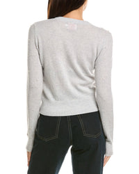 Brodie Cashmere Brodie Cashmere Little Pearl Crewneck Wool & Cashmere-Blend Sweater