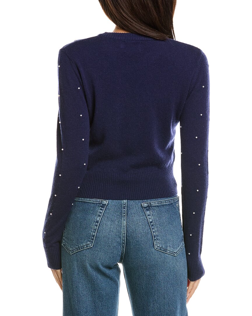 Brodie Cashmere Brodie Cashmere Little Pearl Crewneck Wool & Cashmere-Blend Sweater