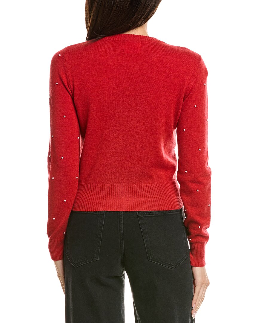 Brodie Cashmere Brodie Cashmere Little Pearl Crewneck Wool & Cashmere-Blend Sweater