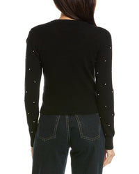 Brodie Cashmere Brodie Cashmere Little Pearl Crewneck Wool & Cashmere-Blend Sweater