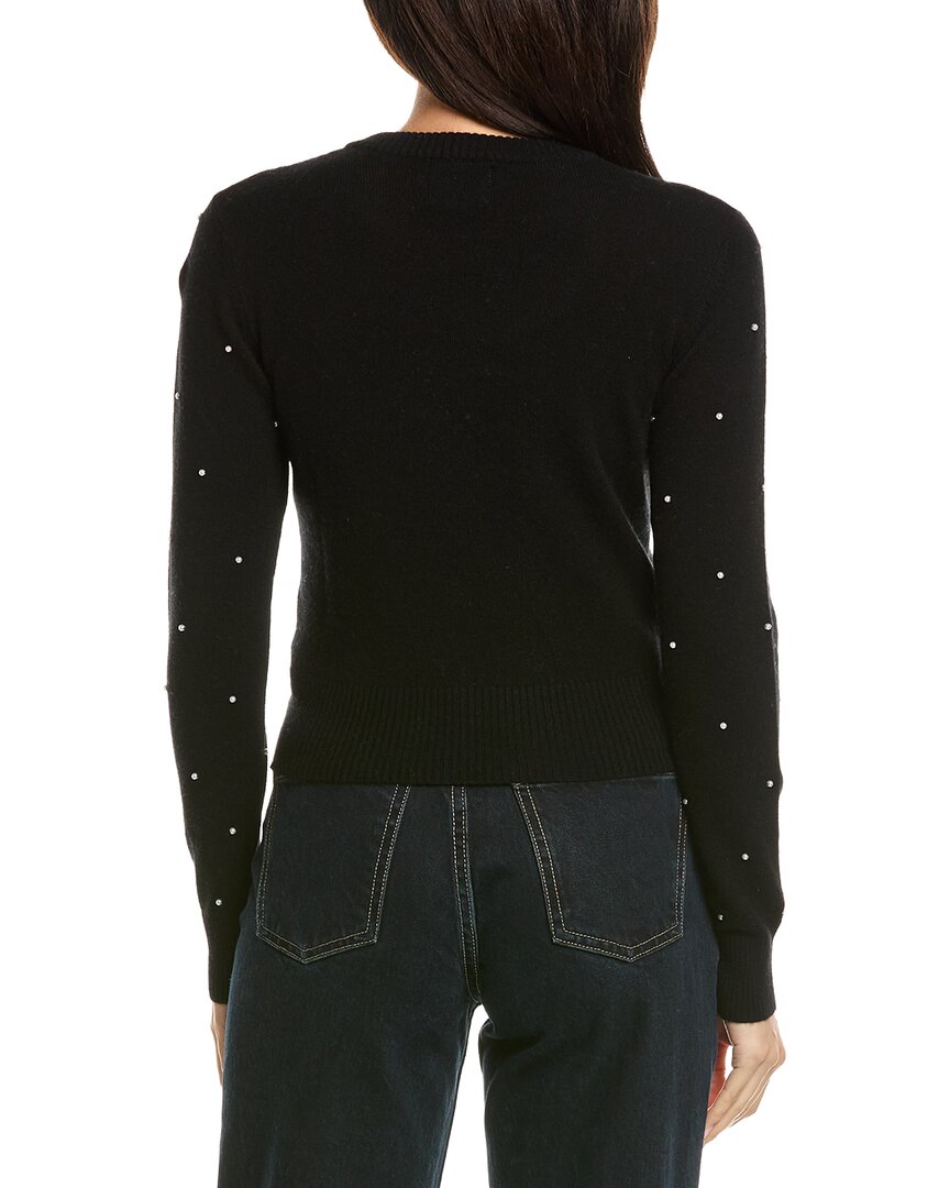 Brodie Cashmere Brodie Cashmere Little Pearl Crewneck Wool & Cashmere-Blend Sweater