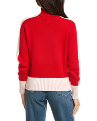 Brodie Cashmere Brodie Cashmere Snowflake Roll Neck Cashmere-Blend Sweater