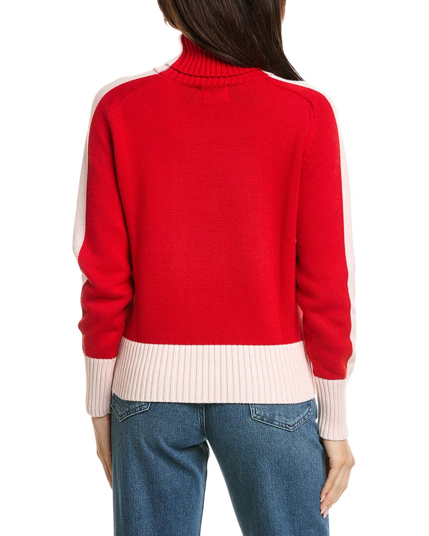 Brodie Cashmere Brodie Cashmere Snowflake Roll Neck Cashmere-Blend Sweater